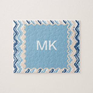 Het vreedzame OceaanPatroon van de Chevron Legpuzzel