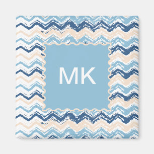 Het vreedzame OceaanPatroon van de Chevron Magneet