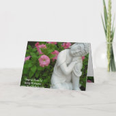 Het vreedzame Wenskaart van Boedha Kaart (Achterkant)