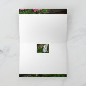 Het vreedzame Wenskaart van Boedha Kaart (Binnen)