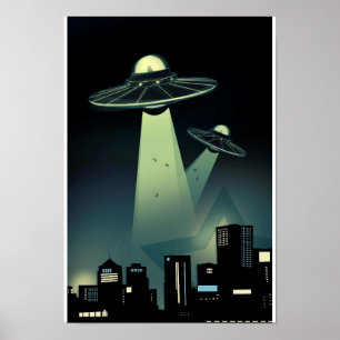 Het vreemde Grotere Poster van de Abductie