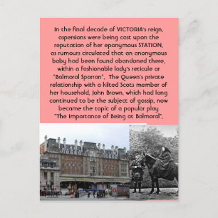 Het vreemde Hoesje van het Balmorele Sporran Scand Briefkaart