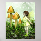 Het vreemde Poster Fairy - Fairy and Toadstools (Voorkant)