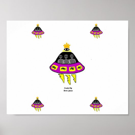 Het vreemde Poster van de Abductie (Voorkant)