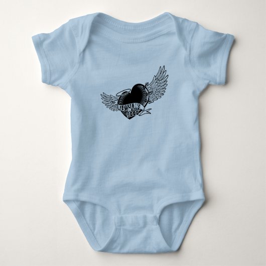 Het vreselijk goede Baby One Piece - Blauw Romper (Voorkant)