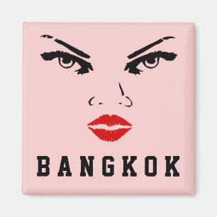 Het Vriendin van de Vrouw van Bangkok, Thailand Magneet