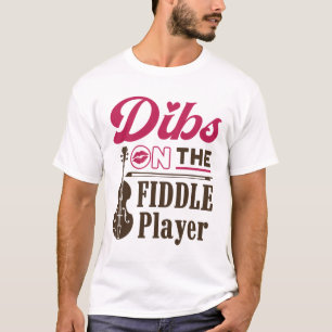 Het Vriendin van de vrouw van Fiddler van de Spele T-shirt
