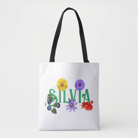 Het Vriendin 'Wildflower' Canvas tas (Voorkant)
