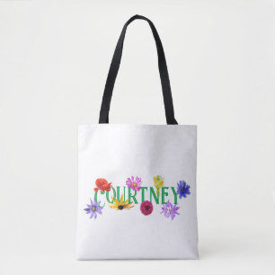 Het Vriendin 'Wildflower' Canvas tas
