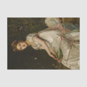 Het vrijgeven van vlinders door Emile Villa Tissuepapier