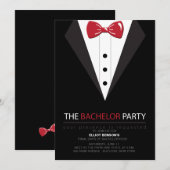 Het vrijgezellenfeest uitnodiging (Voorkant / Achterkant)
