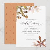 Het Vrijgezellenfeest van de Boom van de Herfst va Bedankkaart (Voorkant / Achterkant)