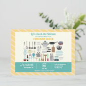 Het Vrijgezellenfeest van Kitchen Kaart (Staand voorkant)