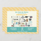 Het Vrijgezellenfeest van Kitchen Kaart (Voorkant / Achterkant)