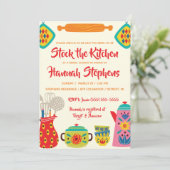 Het Vrijgezellenfeest van Kitchen Kaart (Staand voorkant)