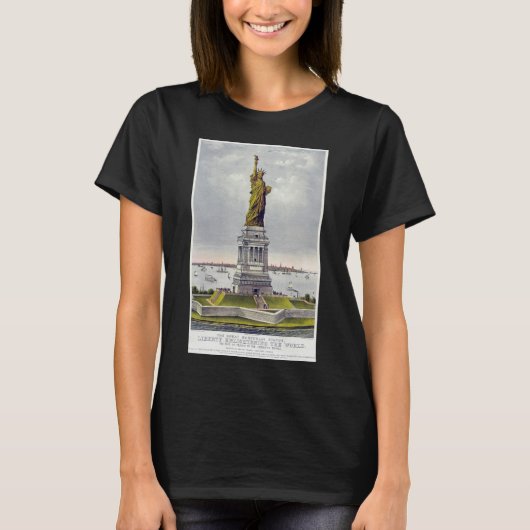 Het Vrijheidsbeeld, Het grote Bartholdi-beeld T-shirt (Voorkant)