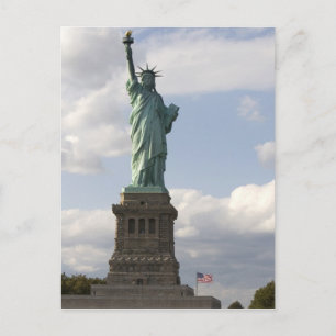 Het Vrijheidsbeeld op Liberty Island in New Briefkaart