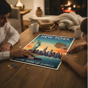 Het Vrijheidsbeeld van New York Legpuzzel