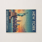 Het  Vrijheidsbeeld van New York Legpuzzel (Horizontaal)