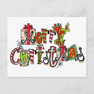 Het vrolijke Briefkaart van Kerstmis