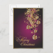 Het vrolijke Briefkaart van Kerstmis (Voorkant / Achterkant)