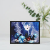 Het vrolijke Briefkaart van Kerstmis (Staand voorkant)