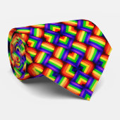 Het vrolijke heldere Patroon van de Vlag van de Stropdas (Opgerold)