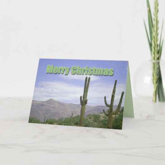 Het vrolijke Landschap van het Zuidwesten van Feestdagen Kaart (Voorkant)