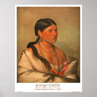Het Vrouw Eagle-Shawano Poster