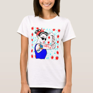 Het vrouwelijke Leven 2 #USAPatriotGraphics © van T-shirt