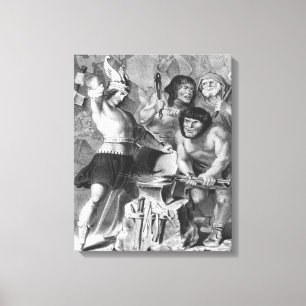 Het Vulcaan Canvas Afdruk