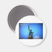 HET VULCAN STANDBEELD MAGNEET (Voorkant / Achterkant)