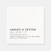 Het Vun van de bruiloft over het Klassieke Manuscr Servet (Voorkant)