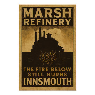 Het vuur beneden brandt nog steeds – Marsh Refiner Perfect Poster