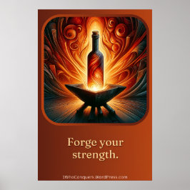 Het vuur dat je vormt poster