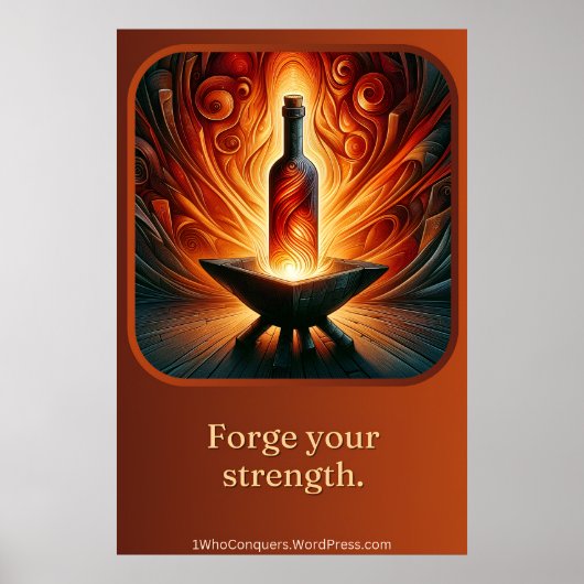 Het vuur dat je vormt poster (Voorkant)