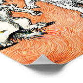 Het vuur van de geest, Louis Wain Poster (Hoek)