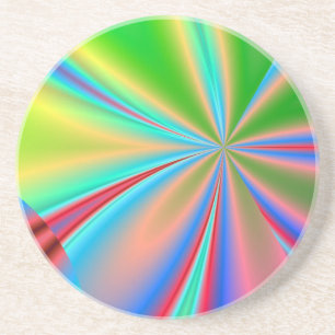 Het Vuurrad van de regenboog Zandsteen Onderzetter