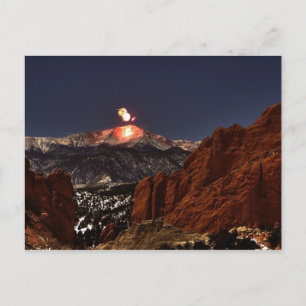 Het Vuurwerk van de Nieuwe Dag van Jaren op de bov Feestdagenkaart