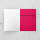 Het vuurwerk van de Valentijnsdag Feestdagen Kaart (Binnen)