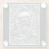 Het wachten op de Maelstrom Glazen Onderzetter (Achterkant)