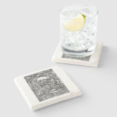 Het wachten op de Maelstrom Stenen Onderzetter (Zijkant)