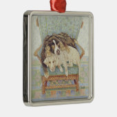 Het wachten spel metalen ornament (Rechts)