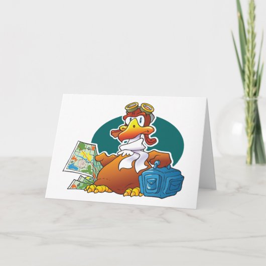 Het waggelen van Eagle Kaart (Voorkant)