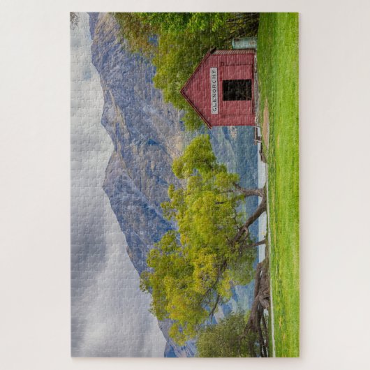 Het Wakatipu-landschap Glenorchy-Nieuw-Zeeland Legpuzzel (Verticaal)
