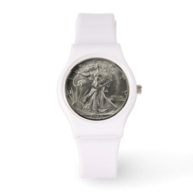 Het Walking Liberty half dollar horloge (Voorkant)