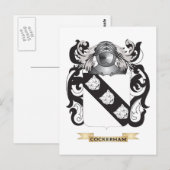 Het wapen van Cockerham Briefkaart (Voorkant / Achterkant)