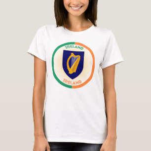 Het wapen van de Republiek Ierland - Circle Shape T-shirt