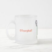 Het wapen van Farrell Clan van Ierland Matglas Koffiemok (Links)