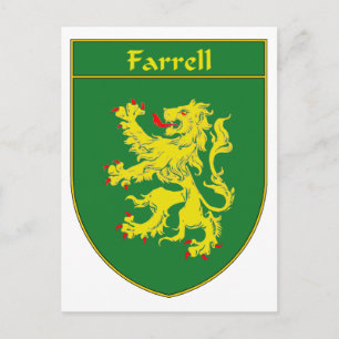 Het wapen van Farrell/Family Crest Briefkaart